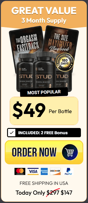Order ClubHouse Stud 3 Bottle